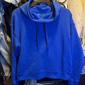 Xersion Women's Vibrant Blue Cowl Neck Sweater